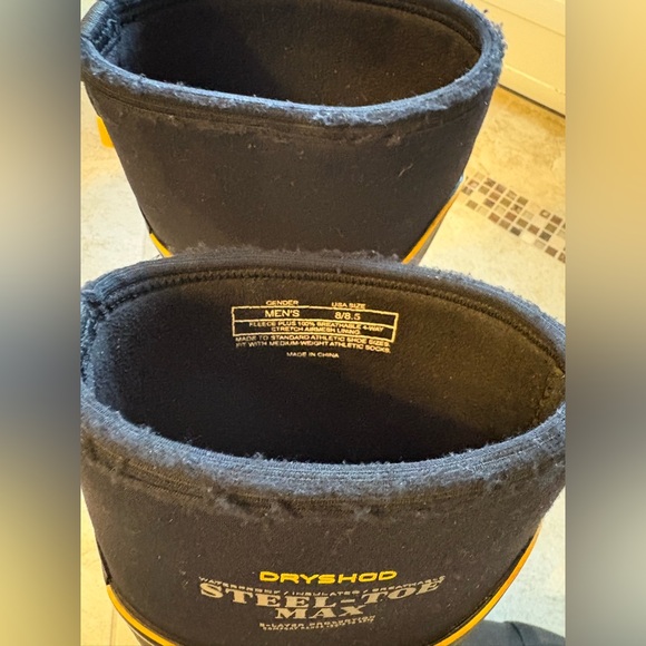 Dryshod Steel-Toe Max Black Muck Boots Size 8 Men’s - Picture 4 of 6